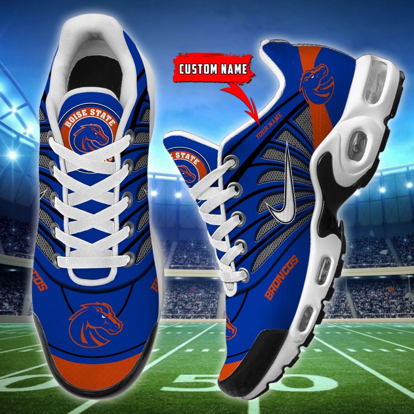 Boise State Broncos NCAA Air Max Plus Shoes - Limited