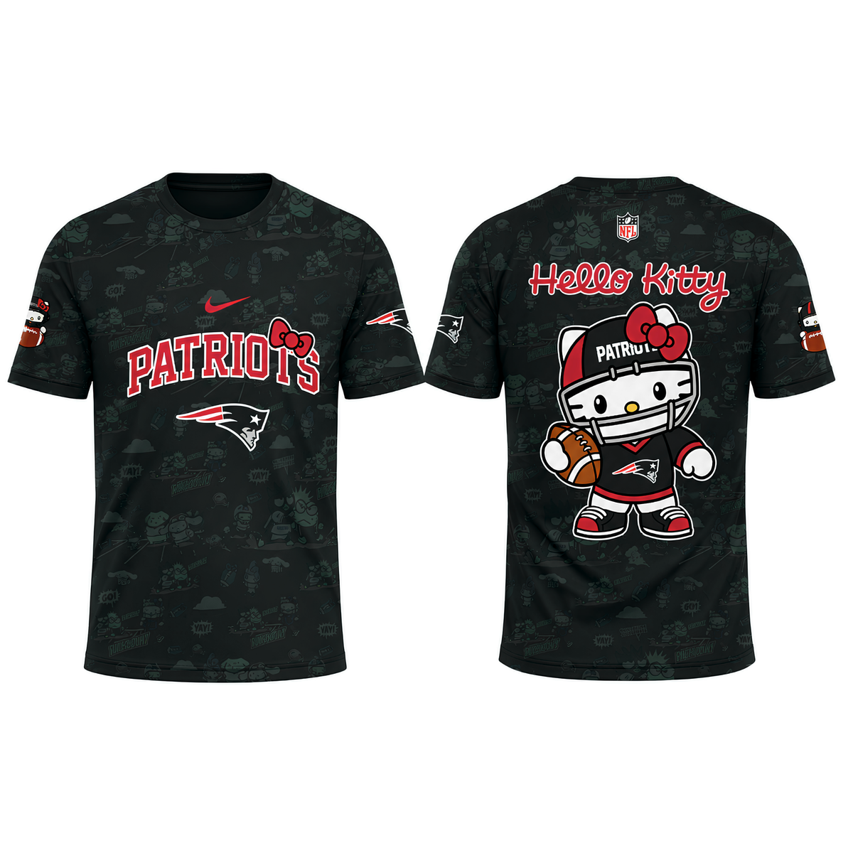 NE x Meow KT 2026 Cute Graphic T-Shirt - Printed