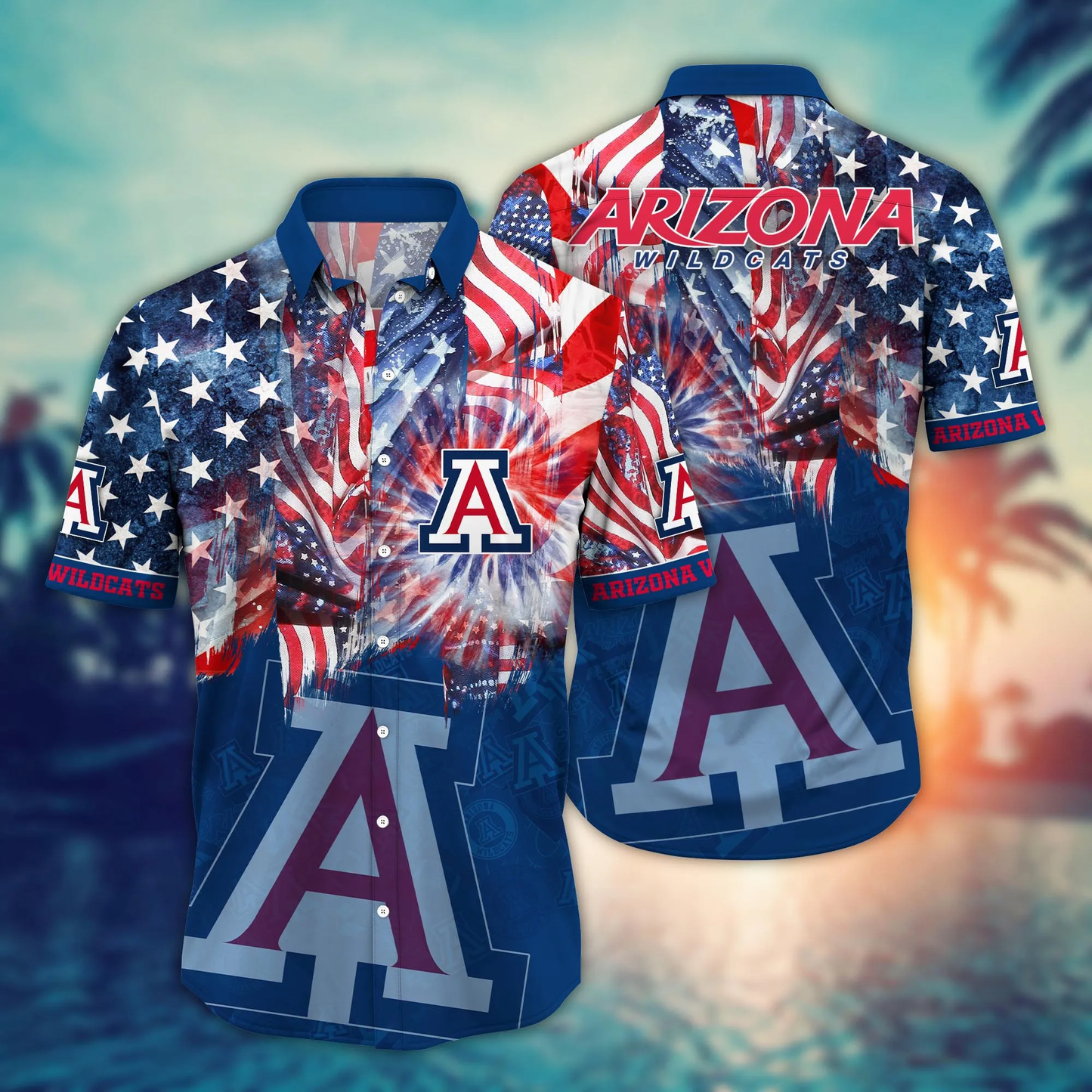 Arizona Wildcats - Hawaii Shirt For Fans, Summer Football Shirts