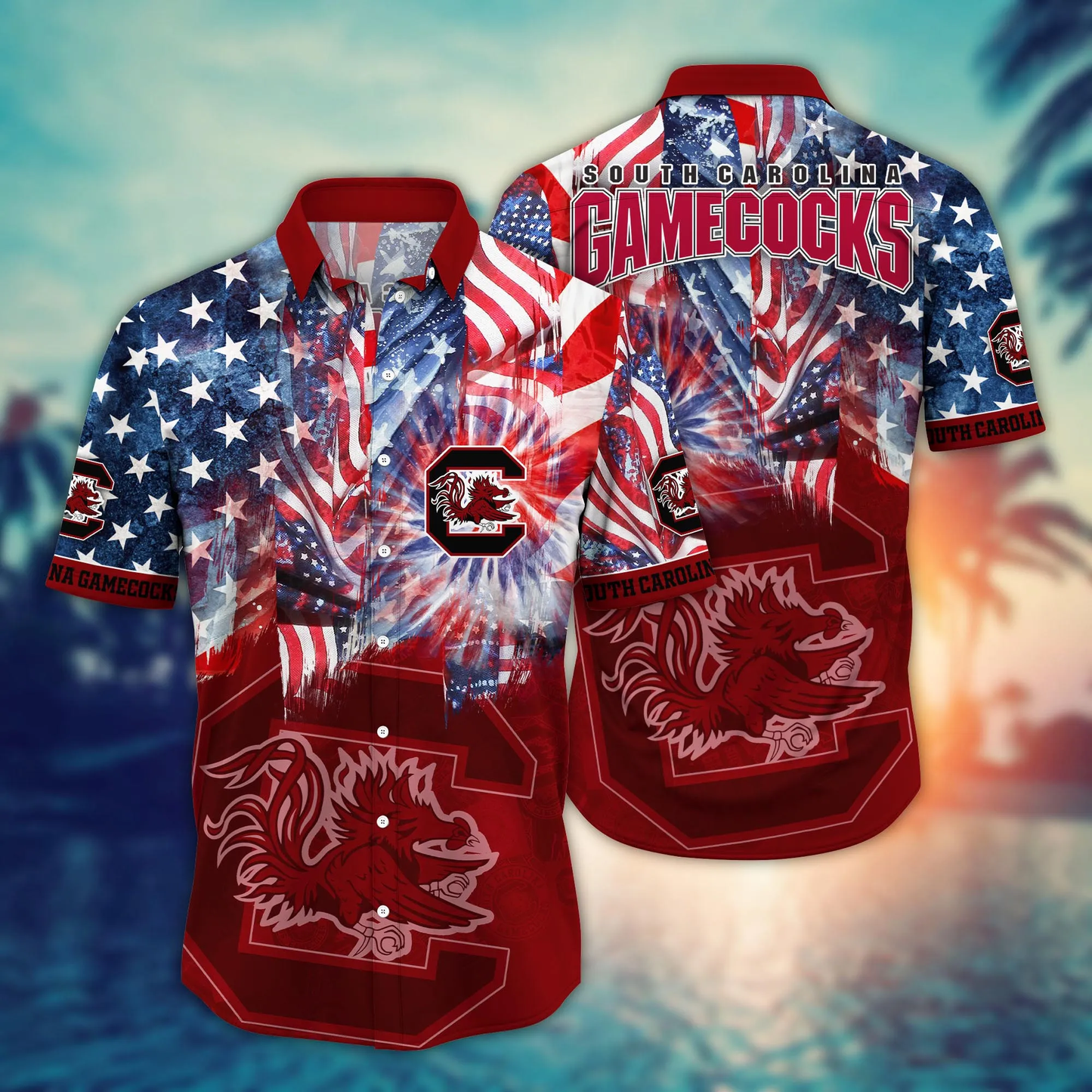 South Carolina Gamecocks - Hawaii Shirt For Fans, Summer Football Shirts