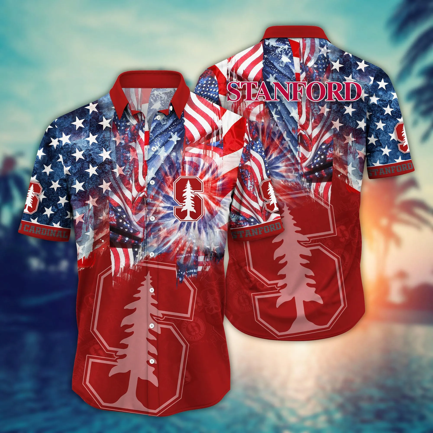 Stanford Cardinal - Hawaii Shirt For Fans, Summer Football Shirts