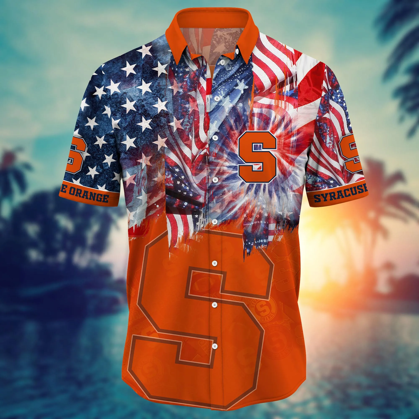 Syracuse Orange - Hawaii Shirt For Fans, Summer Football Shirts VT-HW001