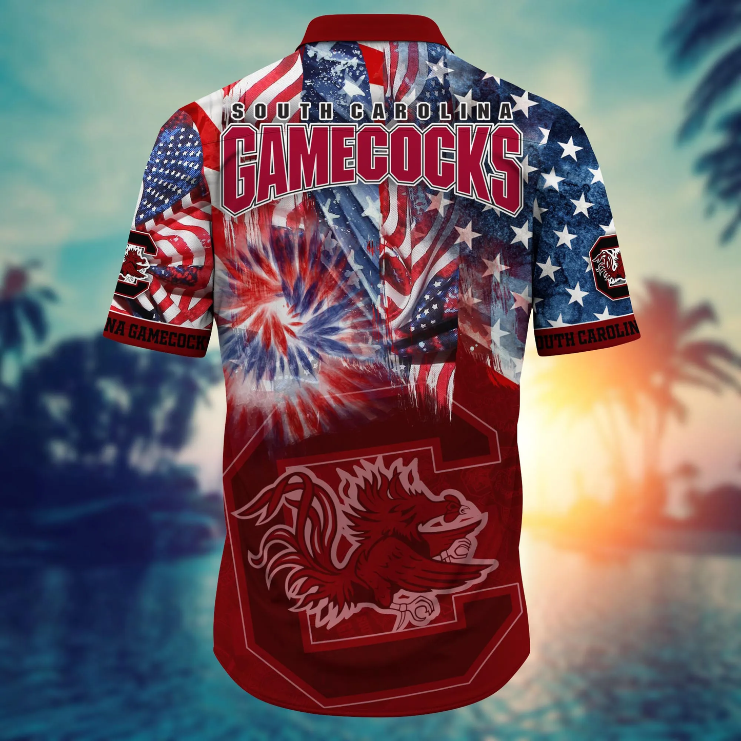 South Carolina Gamecocks - Hawaii Shirt For Fans, Summer Football Shirts VT-HW001