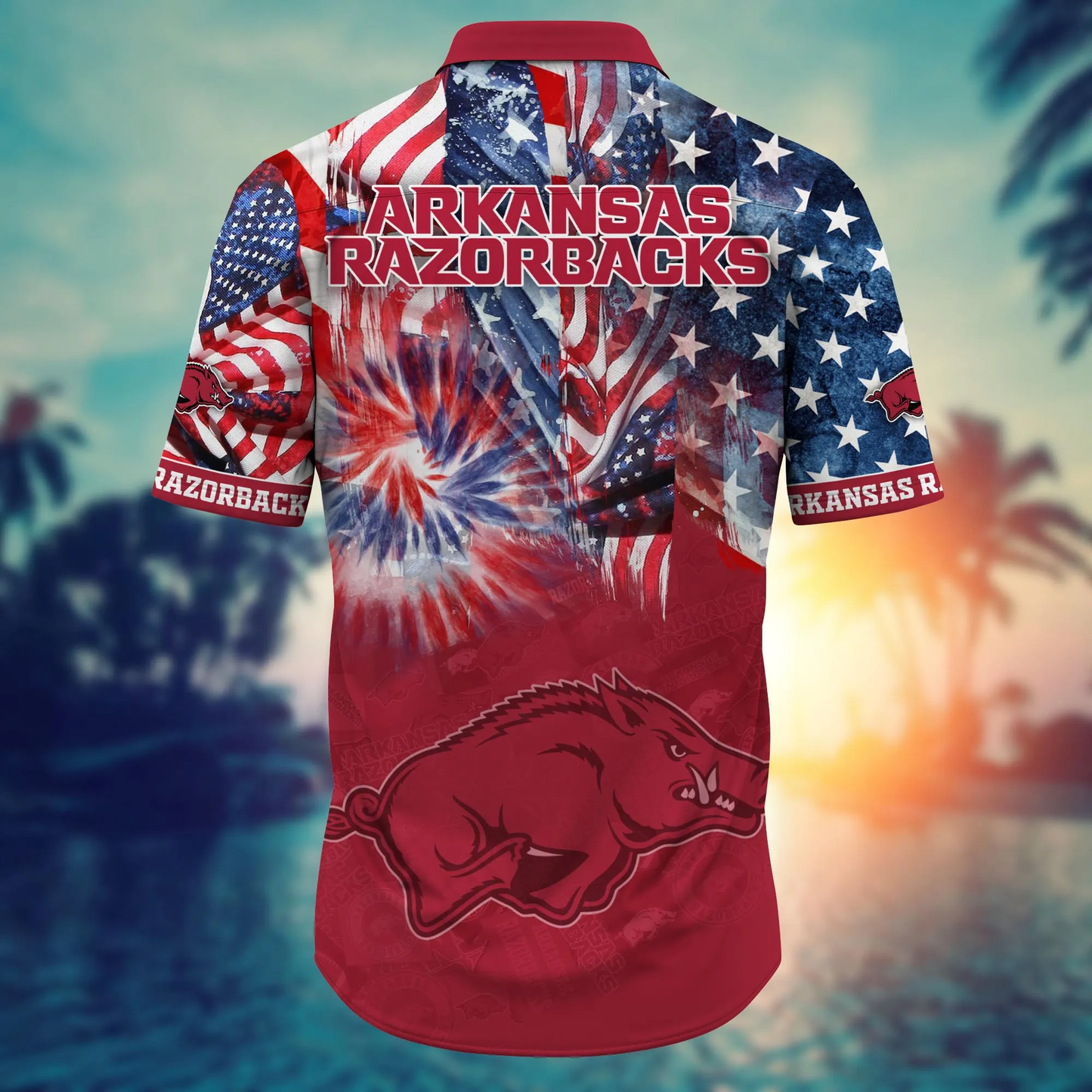 Arkansas Razorbacks - Hawaii Shirt For Fans, Summer Football Shirts VT-HW001