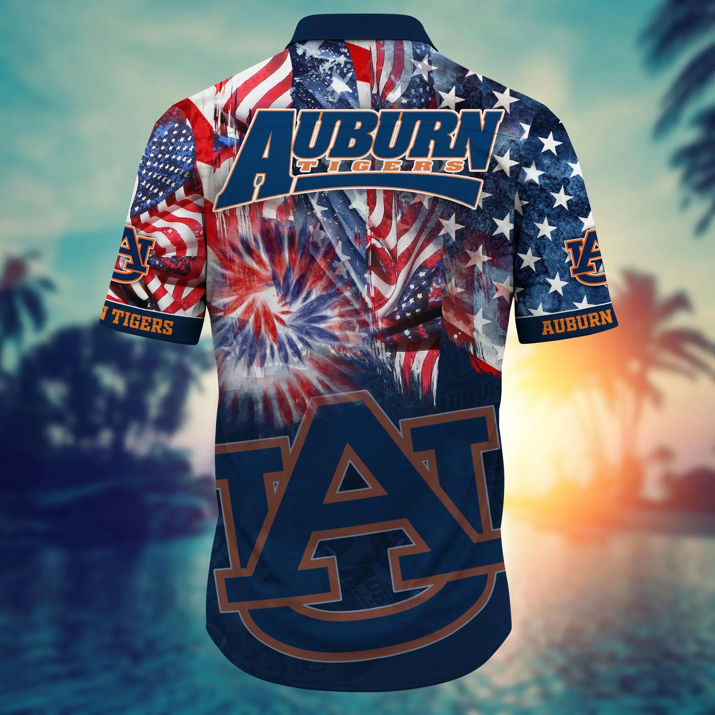 Auburn Tigers - Hawaii Shirt For Fans, Summer Football Shirts VT-HW001