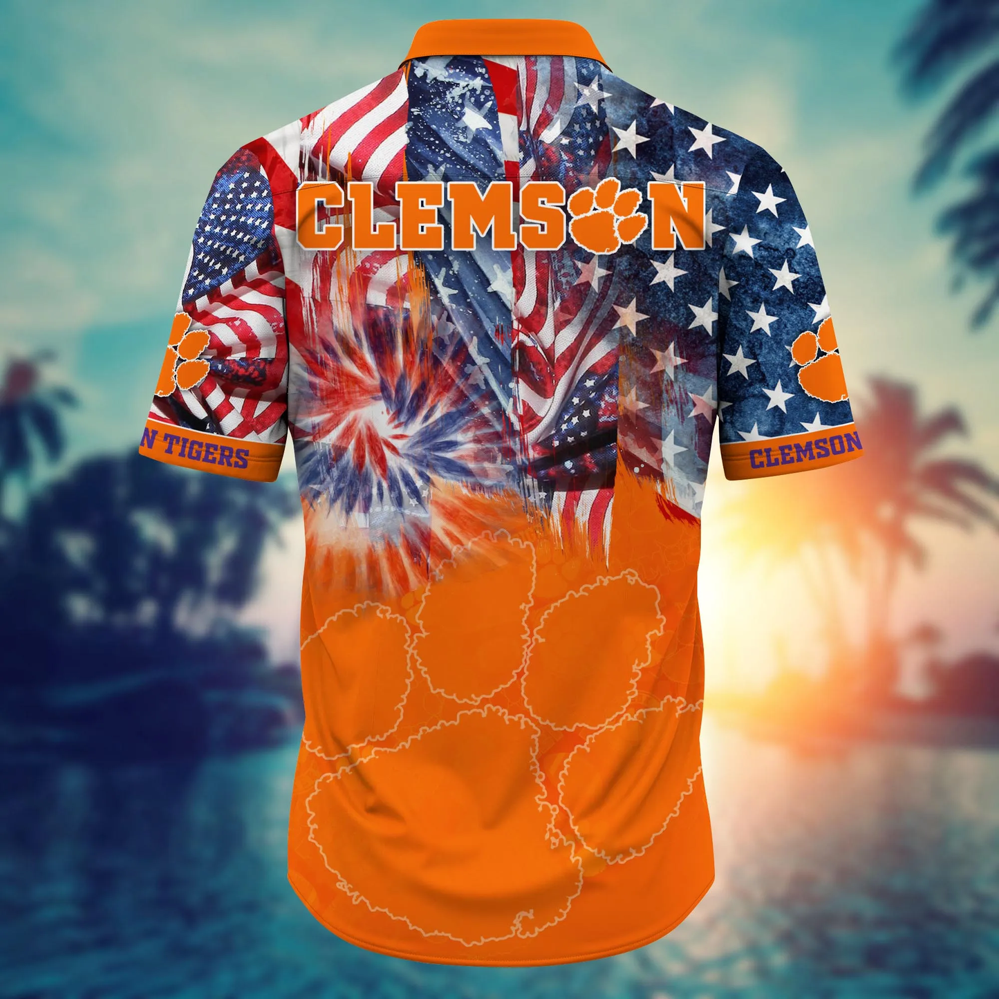 Clemson Tigers - Hawaii Shirt For Fans, Summer Football Shirts VT-HW001
