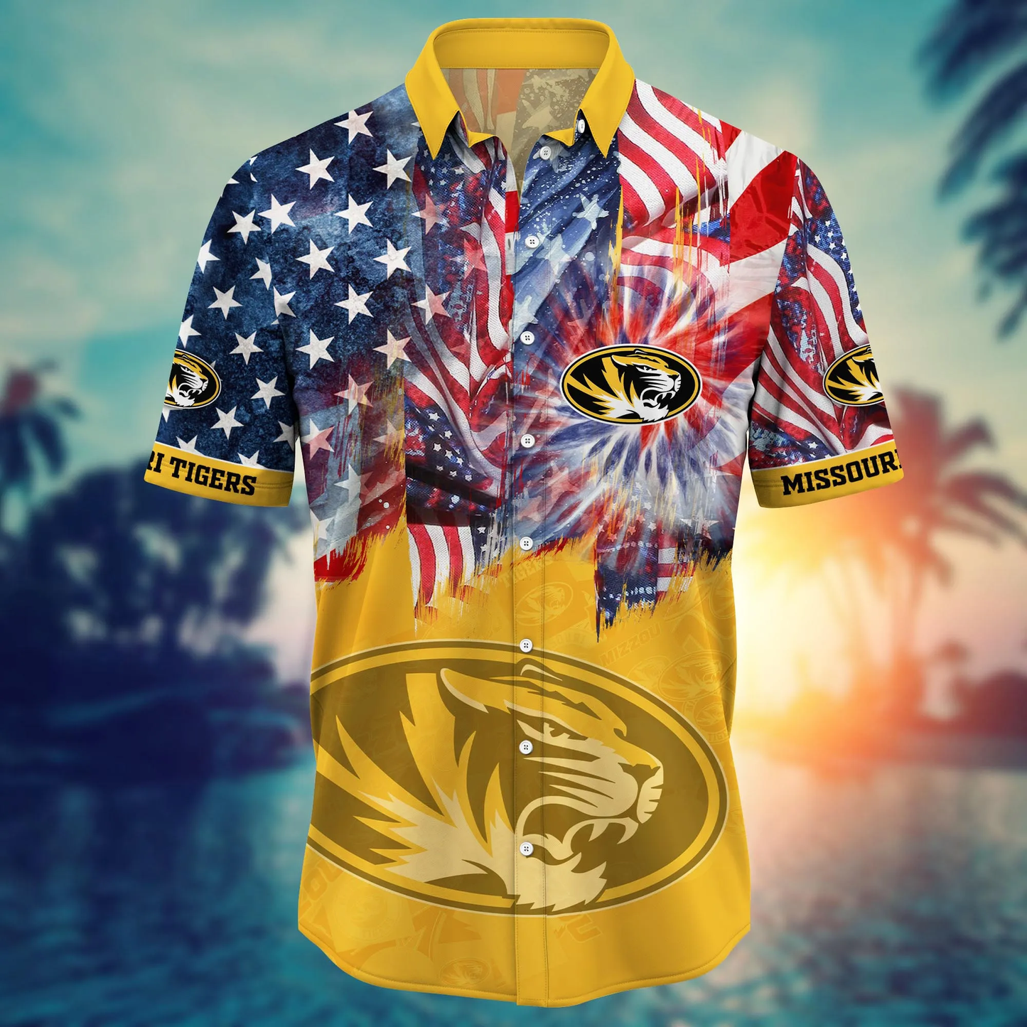 Missouri Tigers - Hawaii Shirt For Fans, Summer Football Shirts VT-HW001