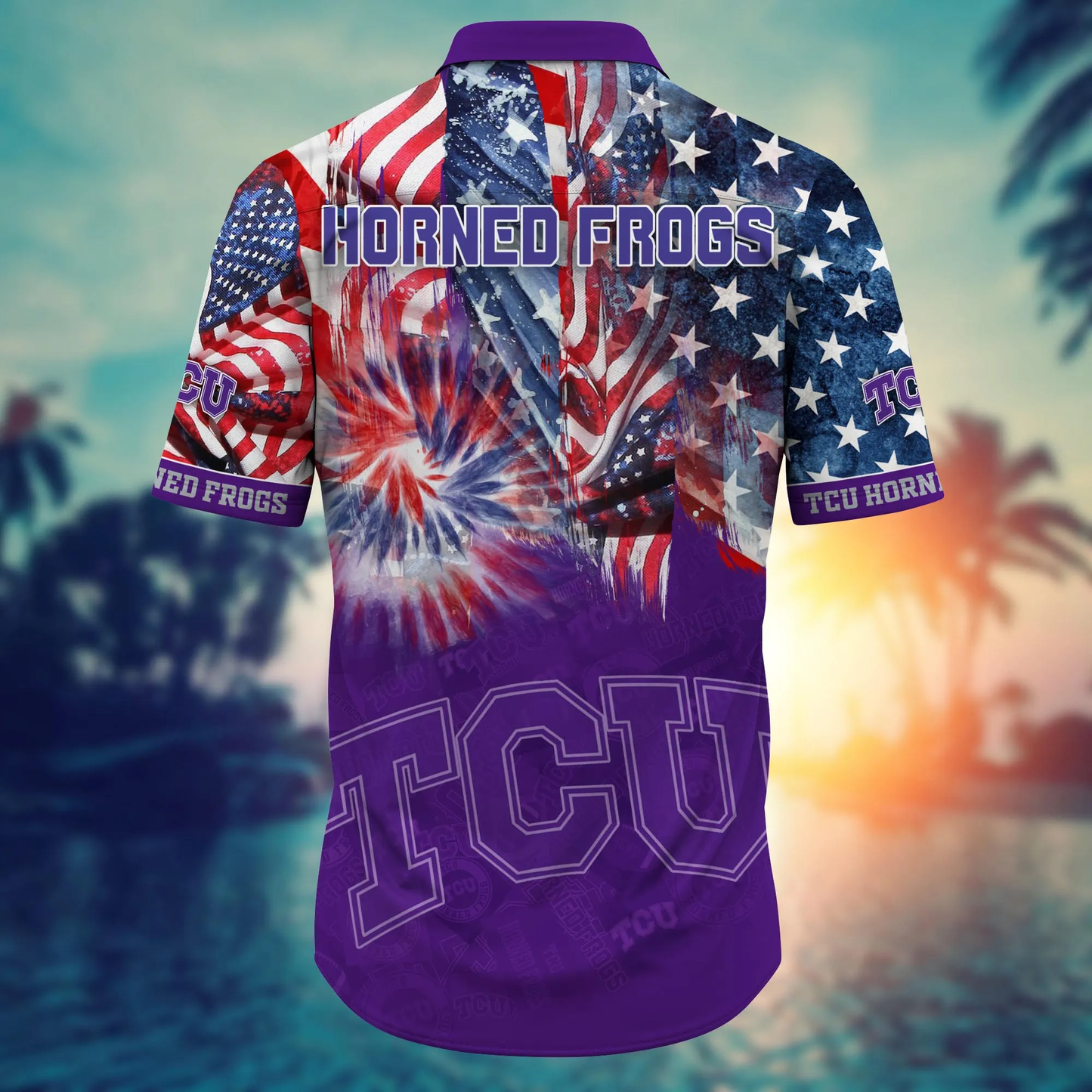 TCU Horned Frogs - Hawaii Shirt For Fans, Summer Football Shirts VT-HW001