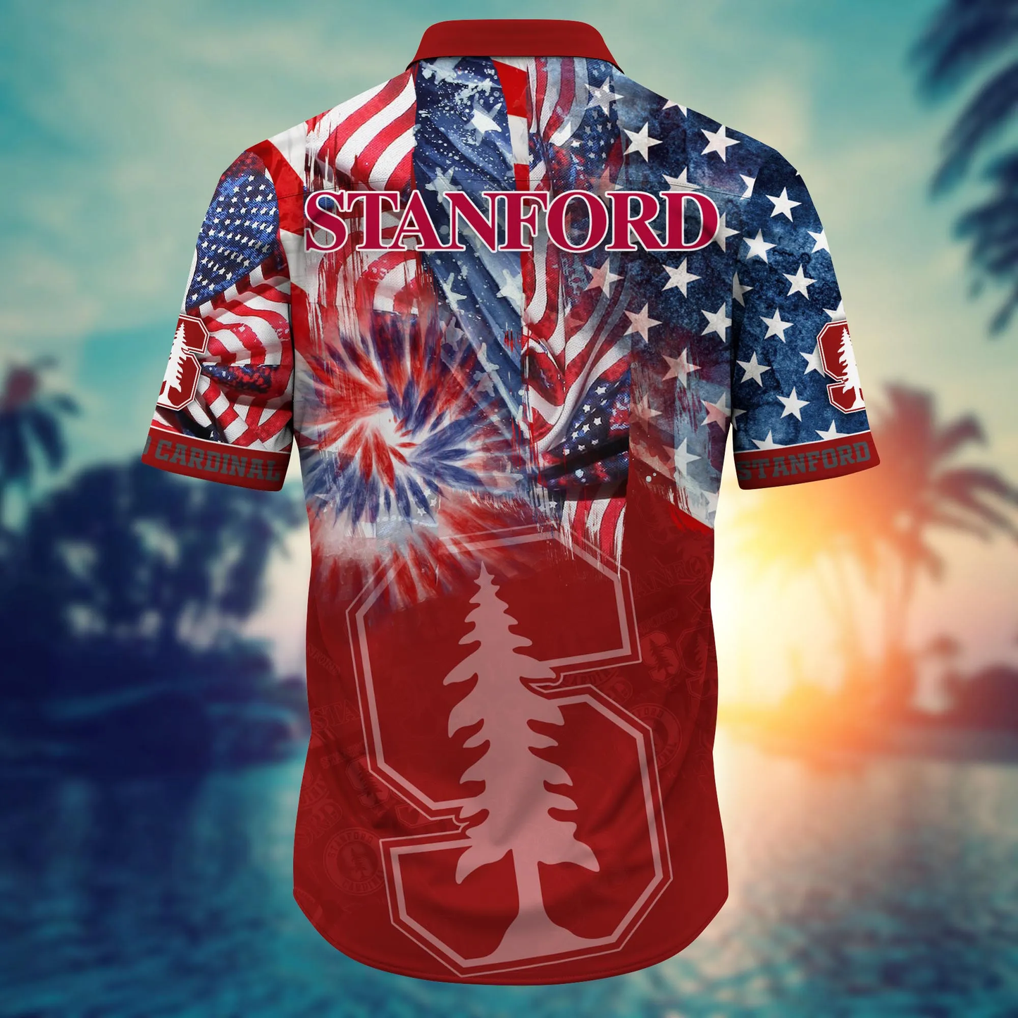 Stanford Cardinal - Hawaii Shirt For Fans, Summer Football Shirts VT-HW001