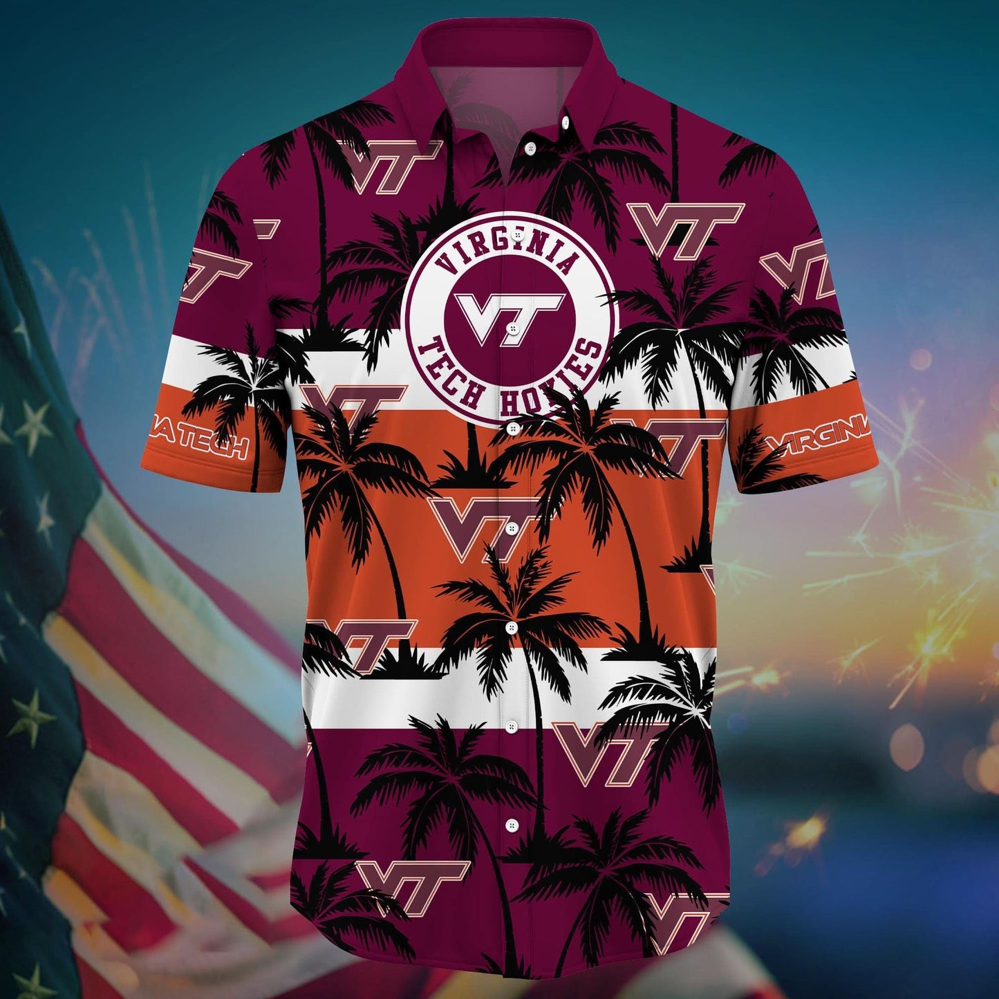 Virginia Tech Hokies - Aloha Shirt Trending Summer - Gift For Fan
