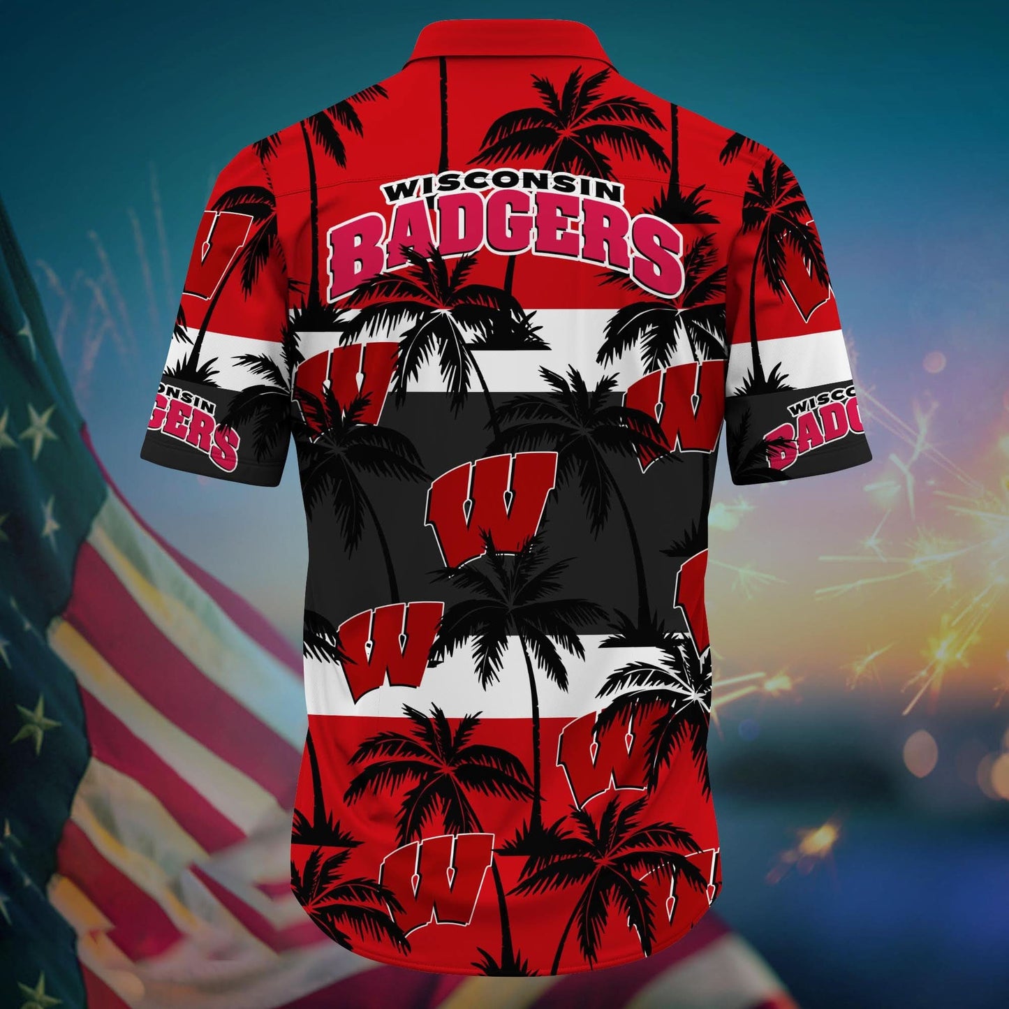 Wisconsin Badgers - Aloha Shirt Trending Summer - Gift For Fan