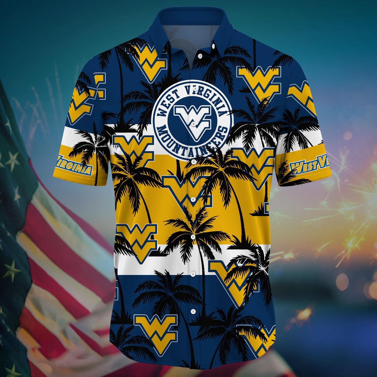 West Virginia Mountaineers - Aloha Shirt Trending Summer - Gift For Fan