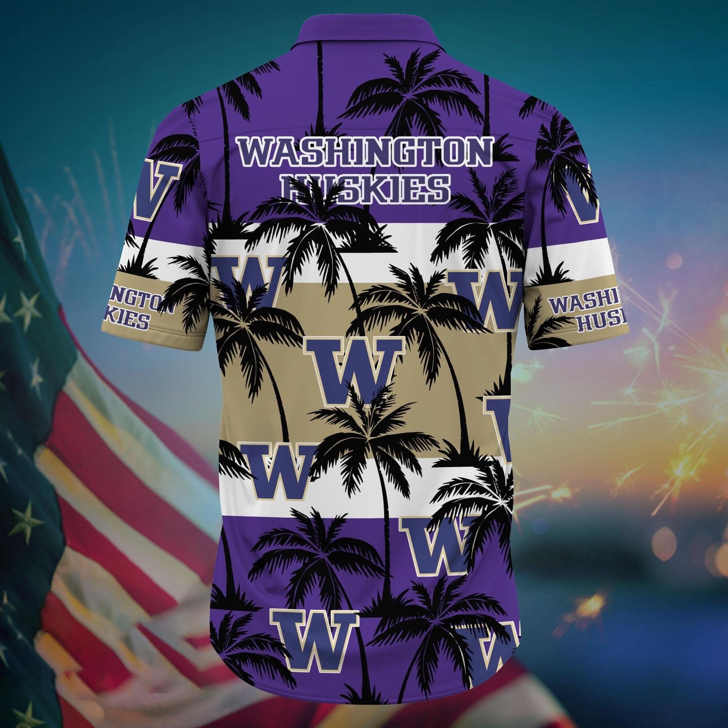 Washington Huskies - Aloha Shirt Trending Summer - Gift For Fan