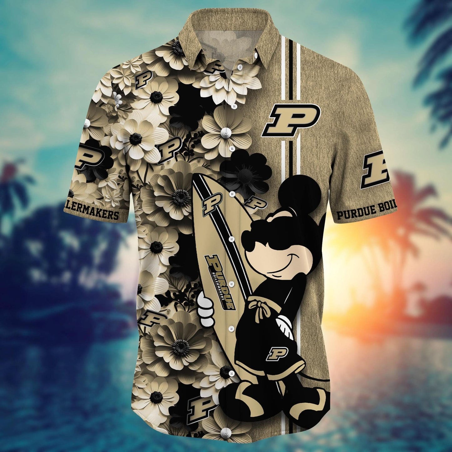 Purdue Boilermakers - Hawaiian Shirt Trending Summer - Gift For Fan