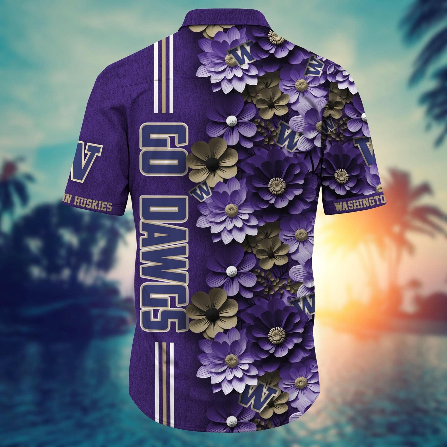 Washington Huskies - Hawaiian Shirt Trending Summer - Gift For Fan