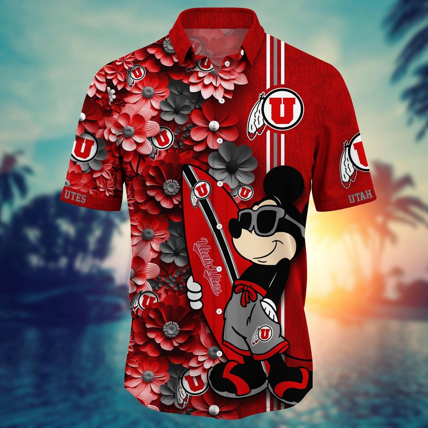 Utah Utes - Hawaiian Shirt Trending Summer - Gift For Fan
