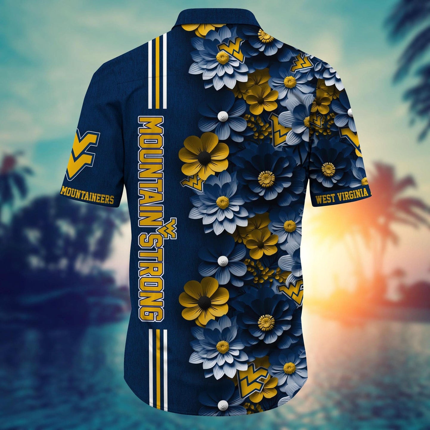 West Virginia Mountaineers - Hawaiian Shirt Trending Summer - Gift For Fan