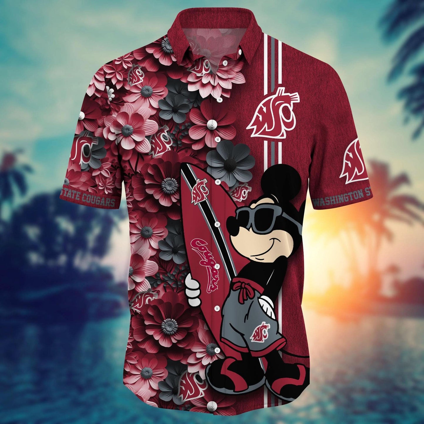 Washington State Cougars - Hawaiian Shirt Trending Summer - Gift For Fan