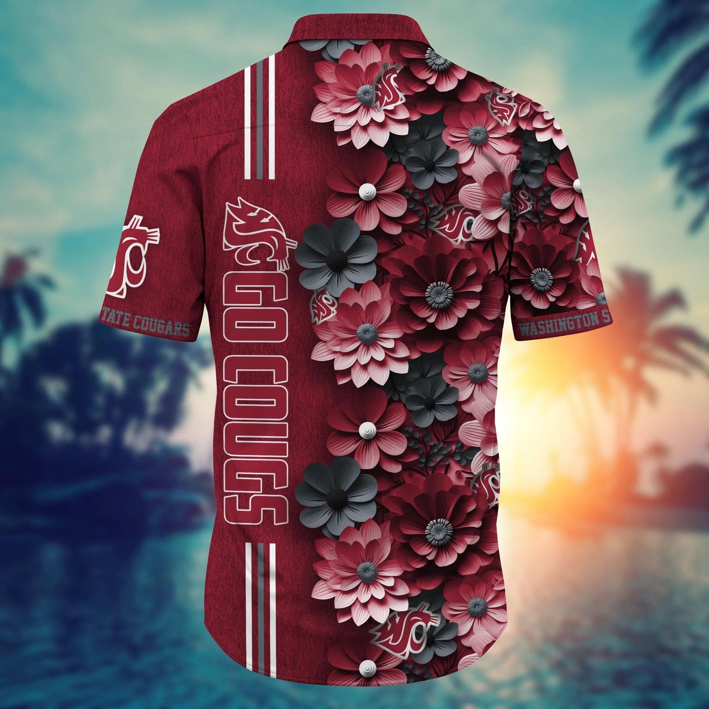 Washington State Cougars - Hawaiian Shirt Trending Summer - Gift For Fan