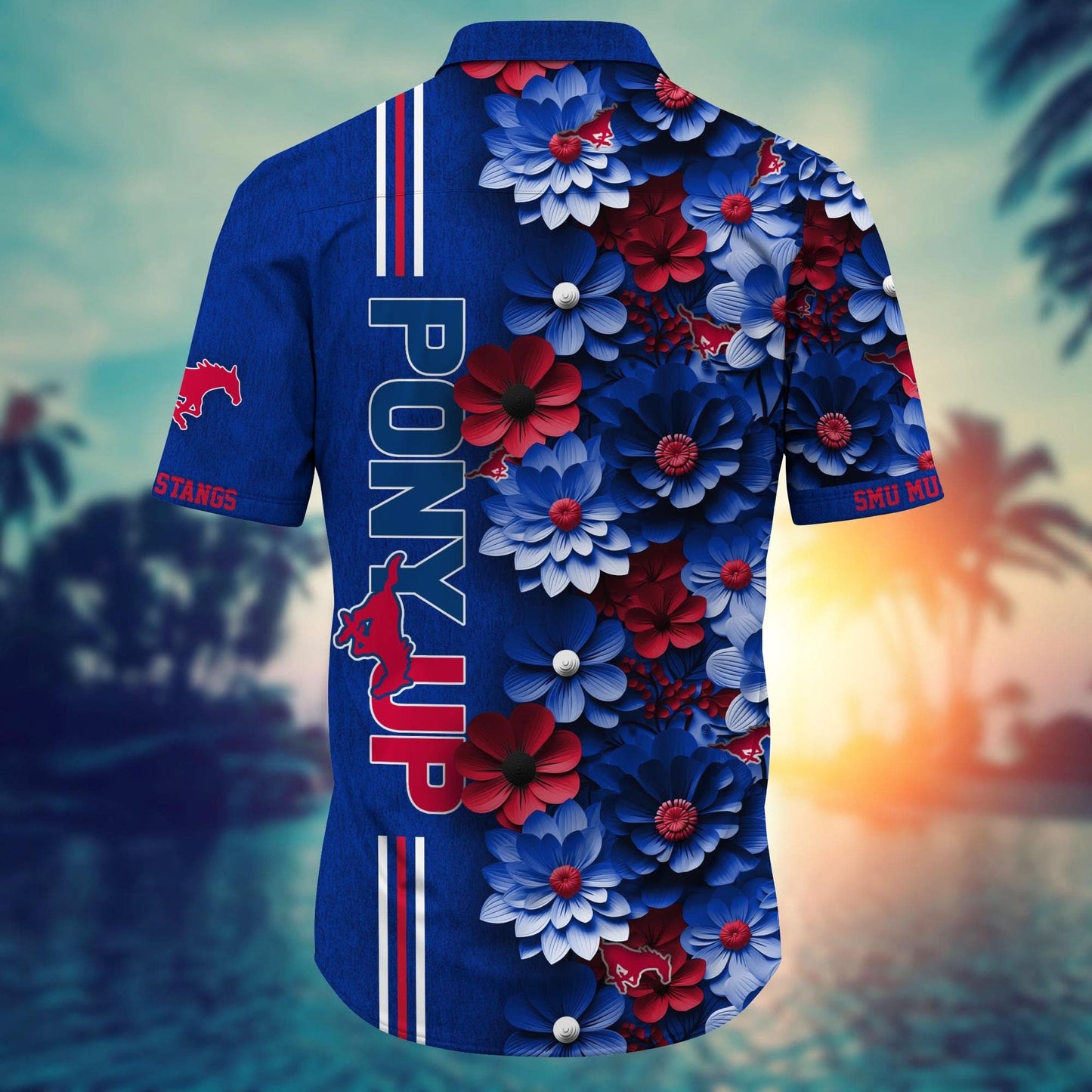 SMU Mustangs - Hawaiian Shirt Trending Summer - Gift For Fan