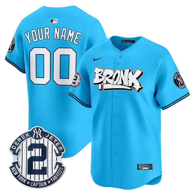 New York Yankees The Bronx Graffiti Vapor Premier Limited Custom Jersey V3 - All Stitched