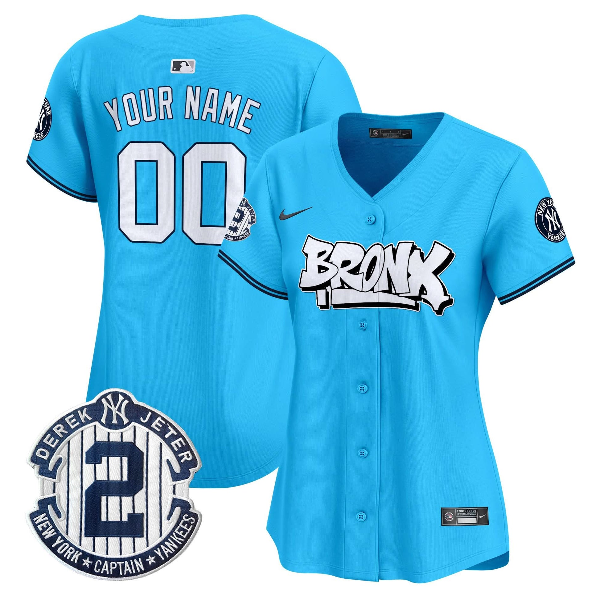 New York Yankees The Bronx Graffiti Vapor Premier Limited Custom Jersey V3 - All Stitched