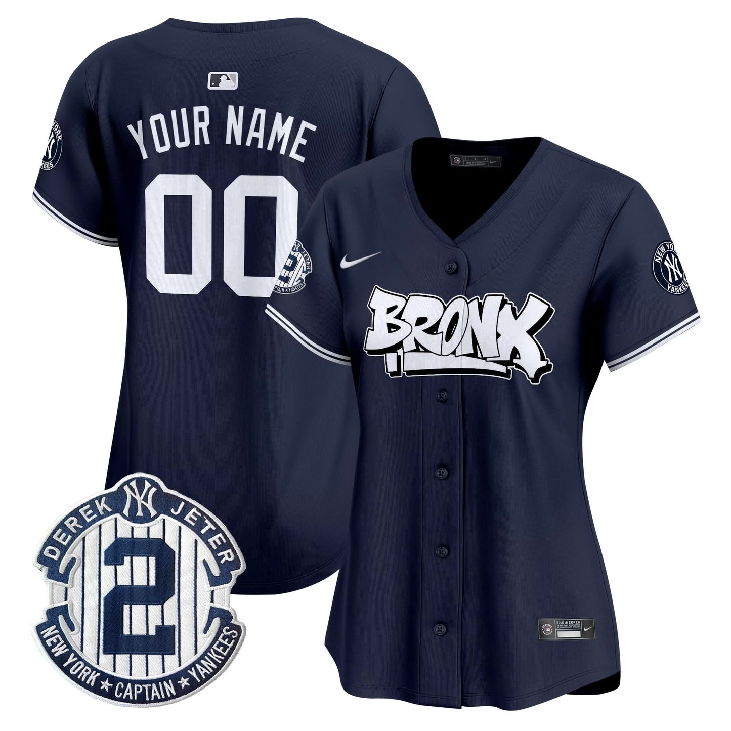 New York Yankees The Bronx Graffiti Vapor Premier Limited Custom Jersey V3 - All Stitched