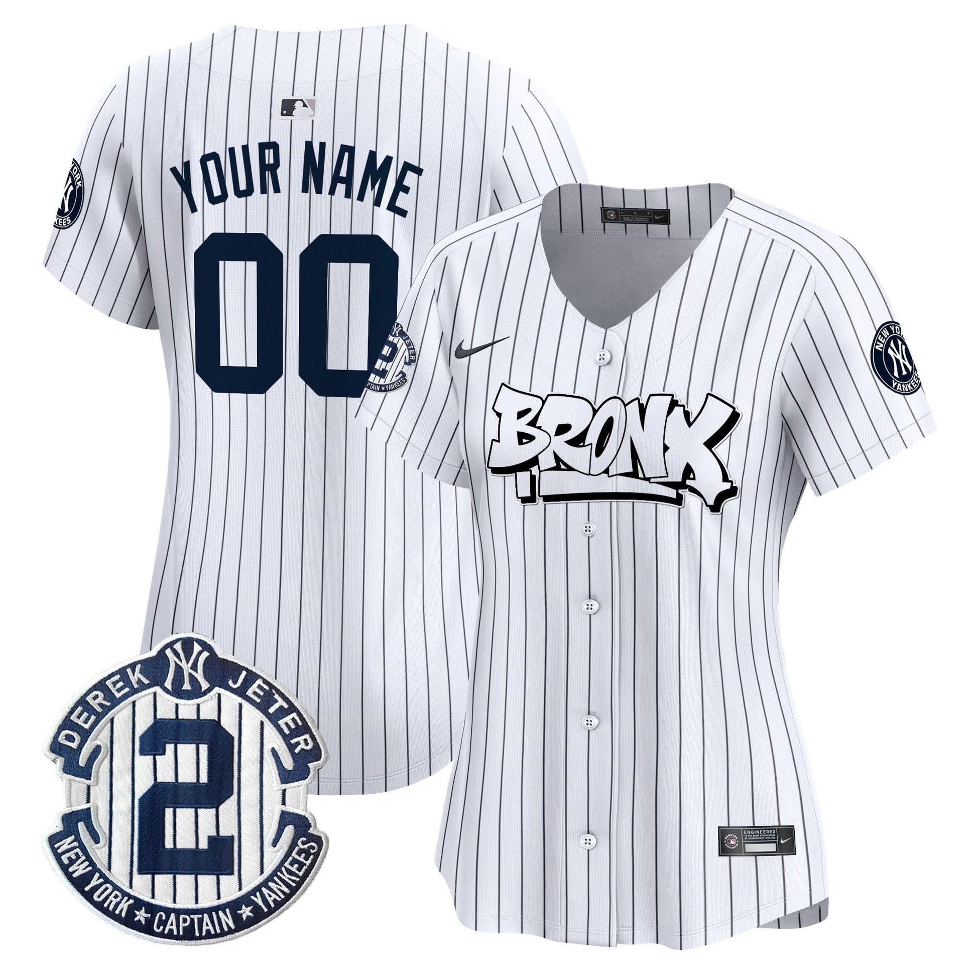 New York Yankees The Bronx Graffiti Vapor Premier Limited Custom Jersey V3 - All Stitched