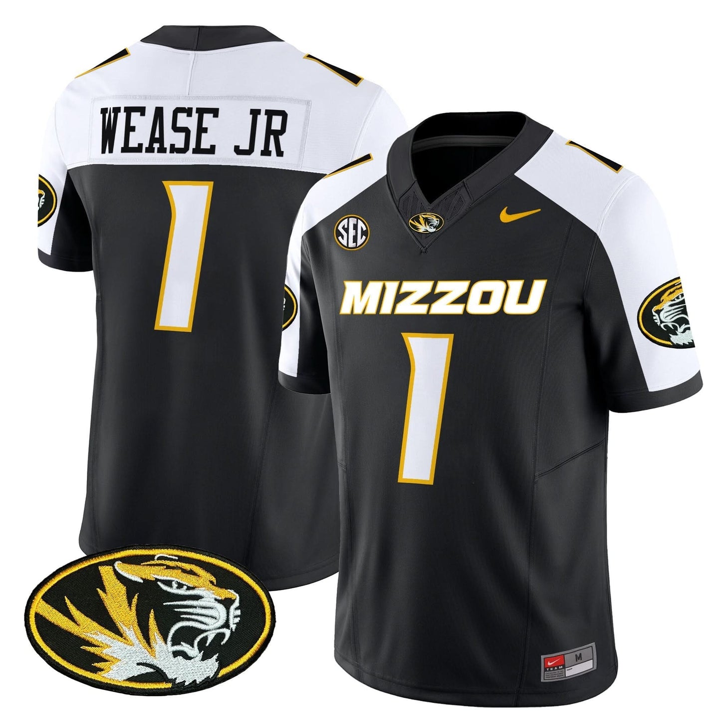 Missouri Tigers Vapor Limited Jersey - All Stitched