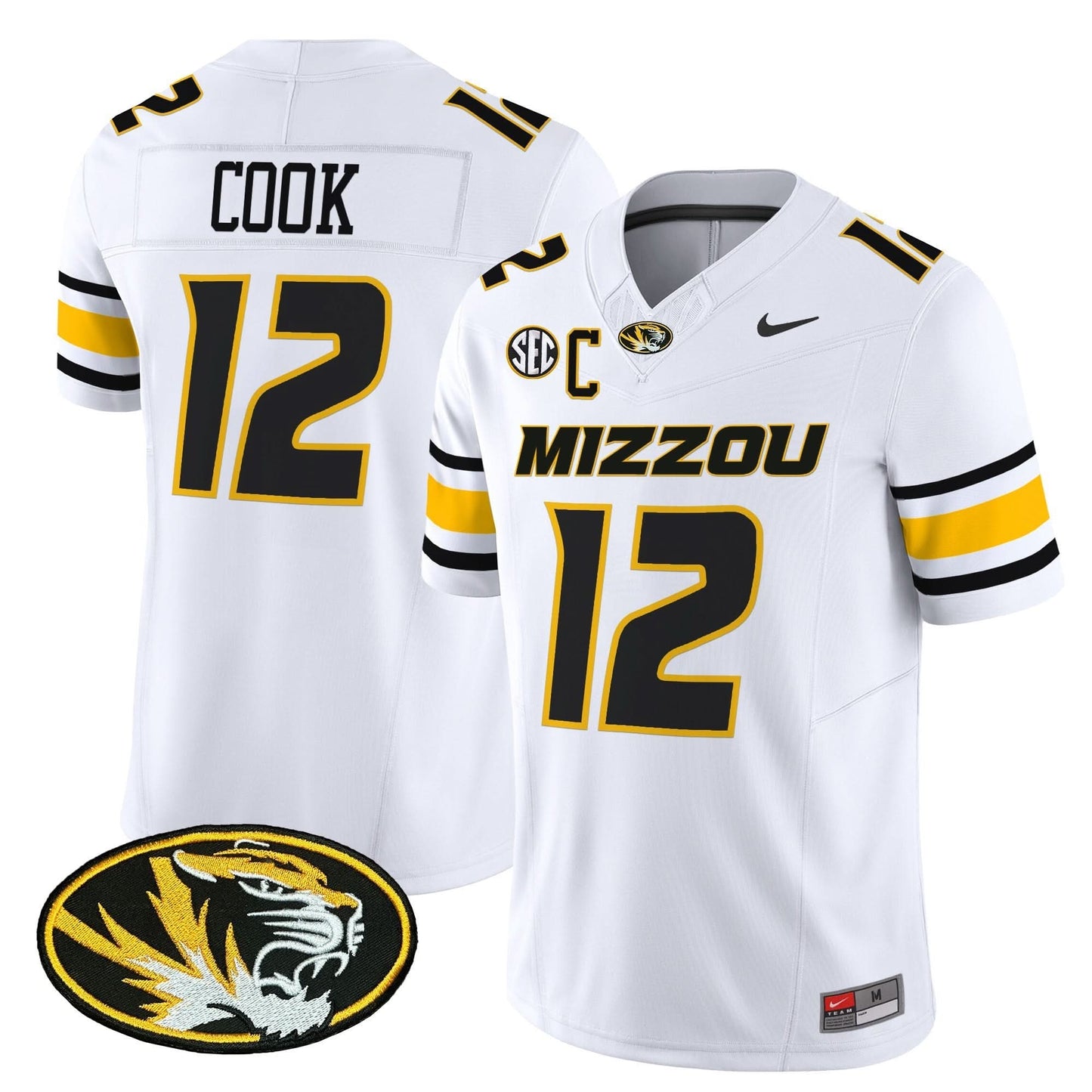 Missouri Tigers Vapor Limited Jersey - All Stitched