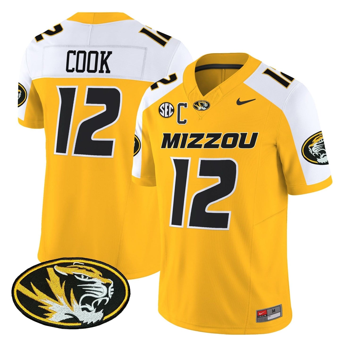 Missouri Tigers Vapor Limited Jersey - All Stitched