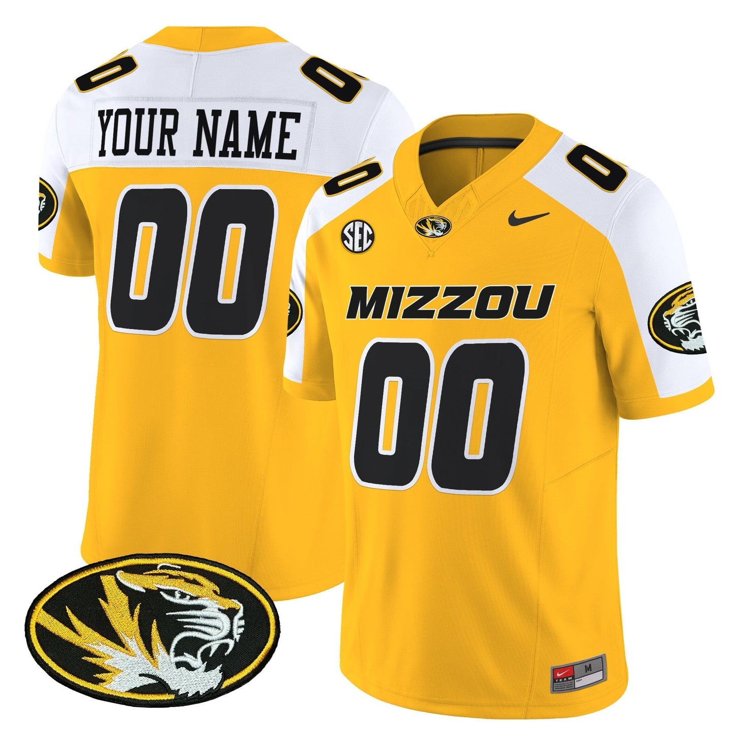 Missouri Tigers 2025 Vapor Limited Custom Jersey - All Stitched