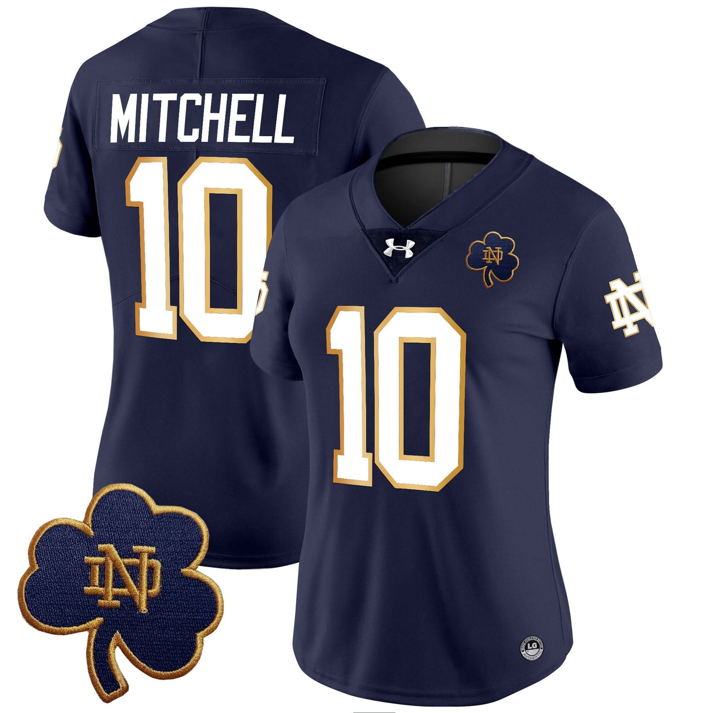 Women's Notre Dame Fighting Irish 2024 Vapor Limited Jersey V3 - All Stitched