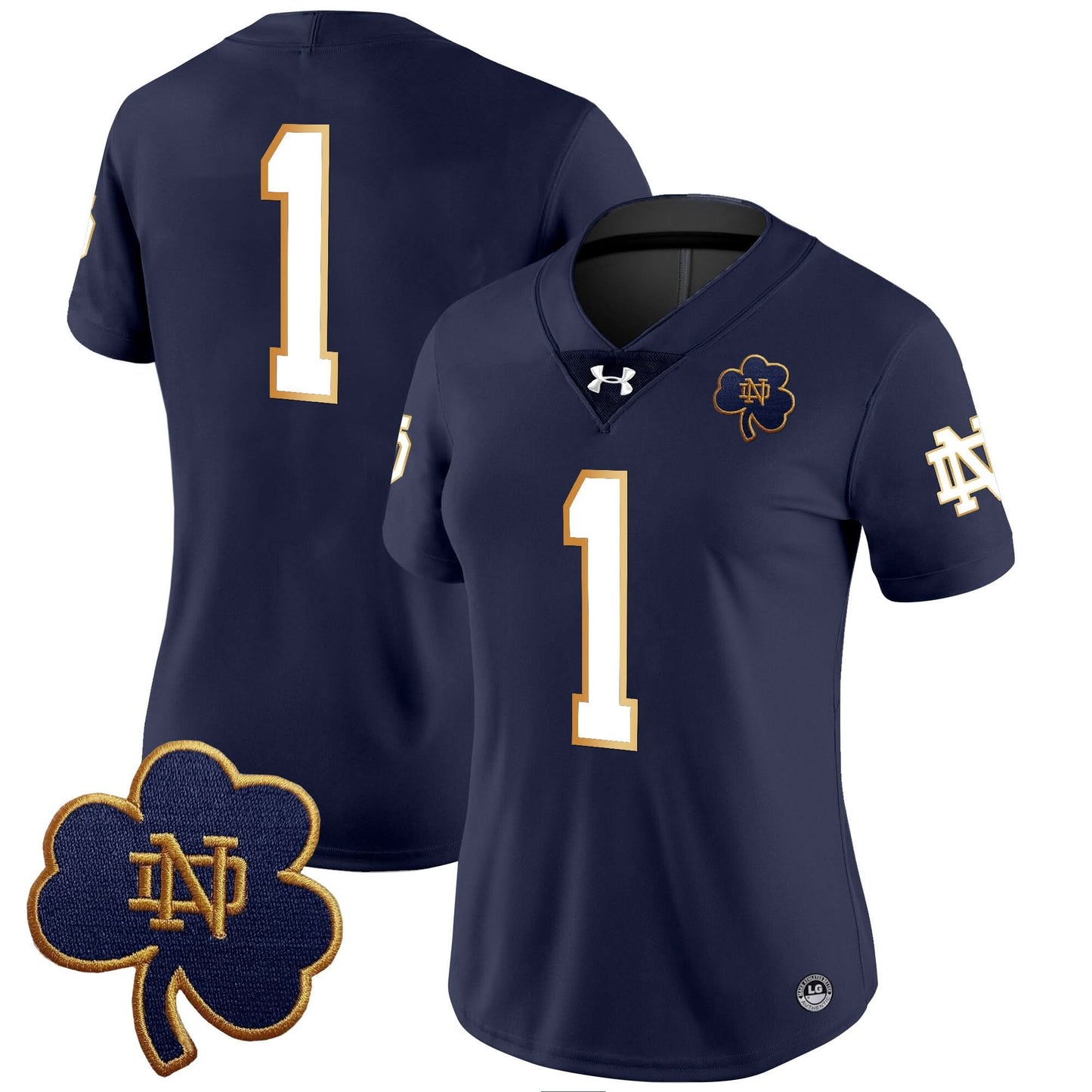 Women's Notre Dame Fighting Irish 2024 Vapor Limited Jersey V3 - All Stitched