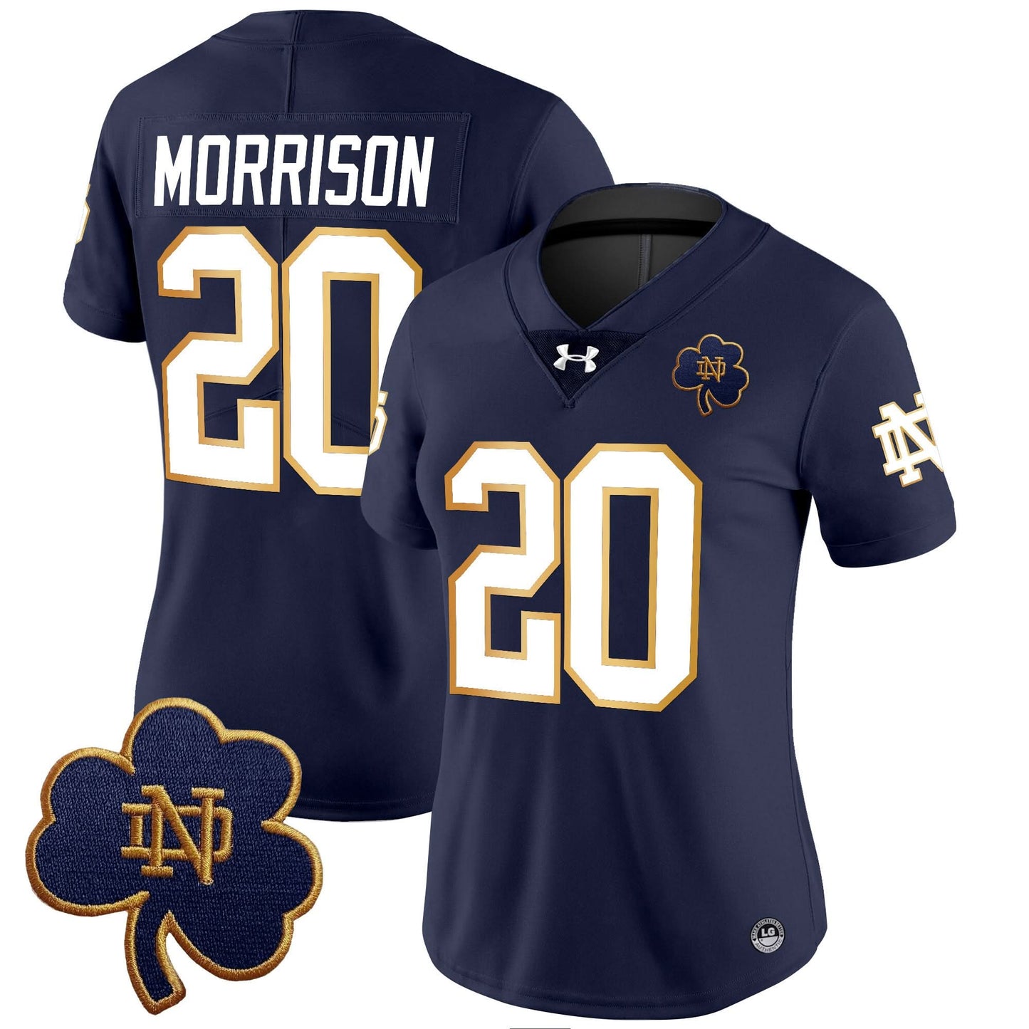 Women's Notre Dame Fighting Irish 2024 Vapor Limited Jersey V3 - All Stitched