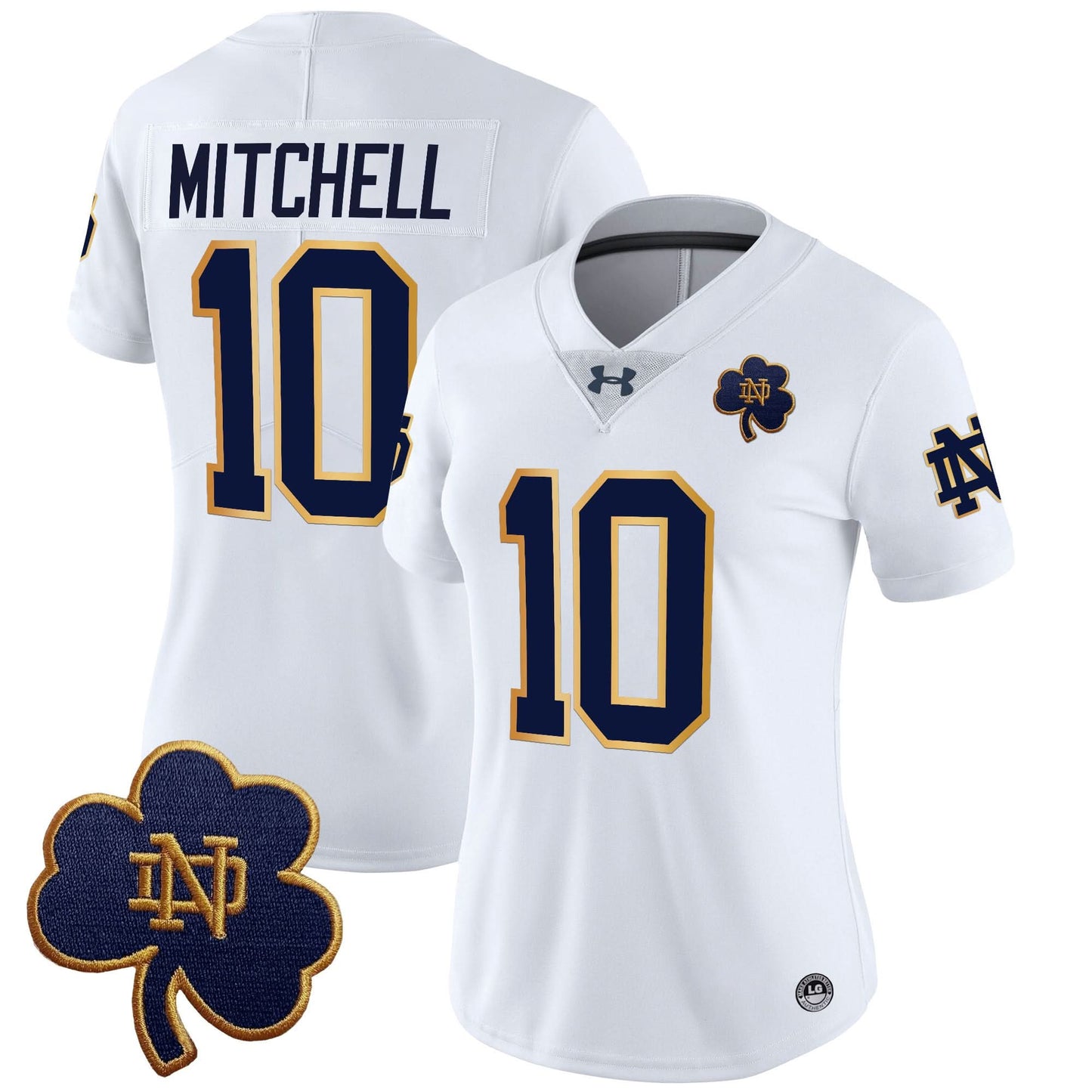 Women's Notre Dame Fighting Irish 2024 Vapor Limited Jersey V3 - All Stitched
