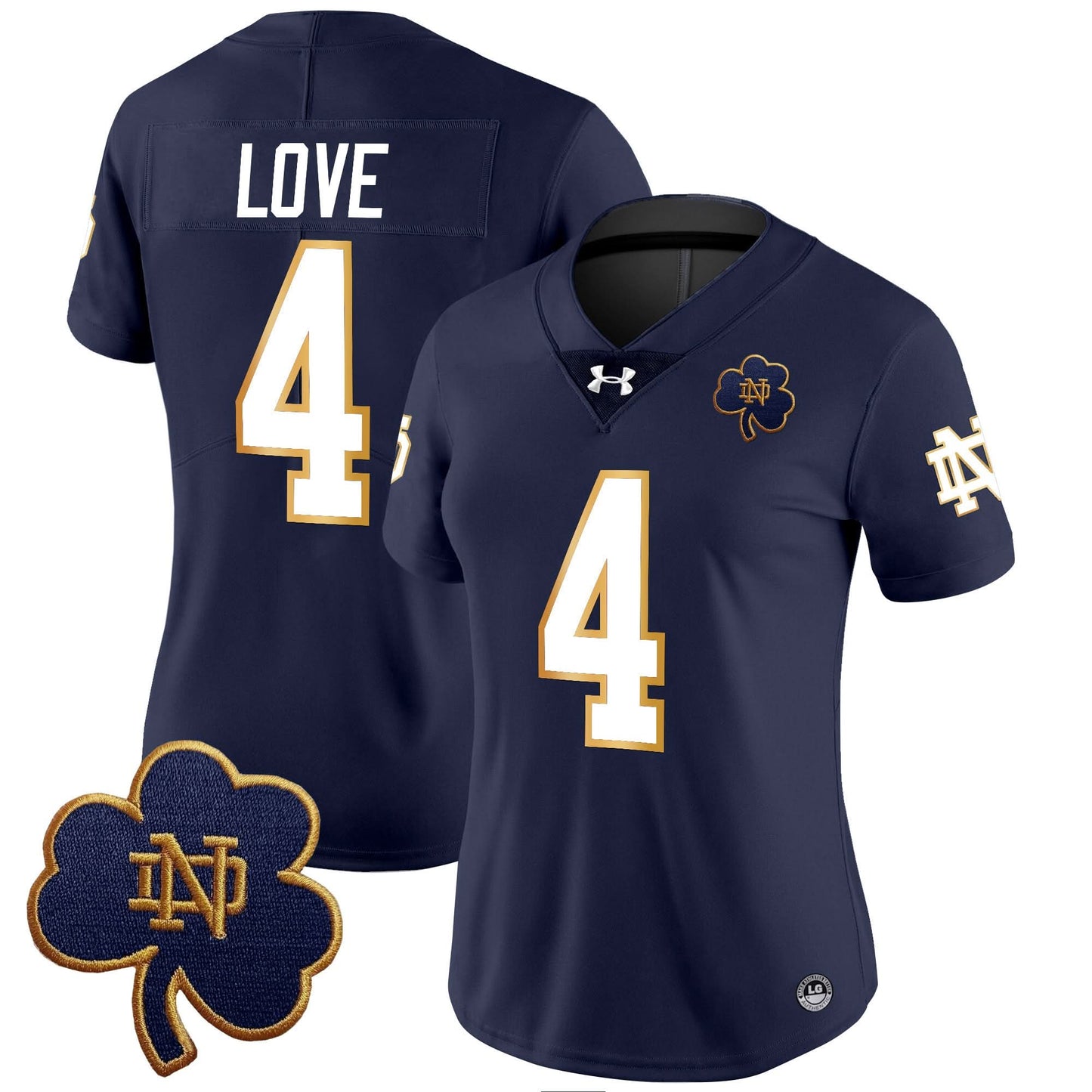 Women's Notre Dame Fighting Irish 2024 Vapor Limited Jersey V3 - All Stitched