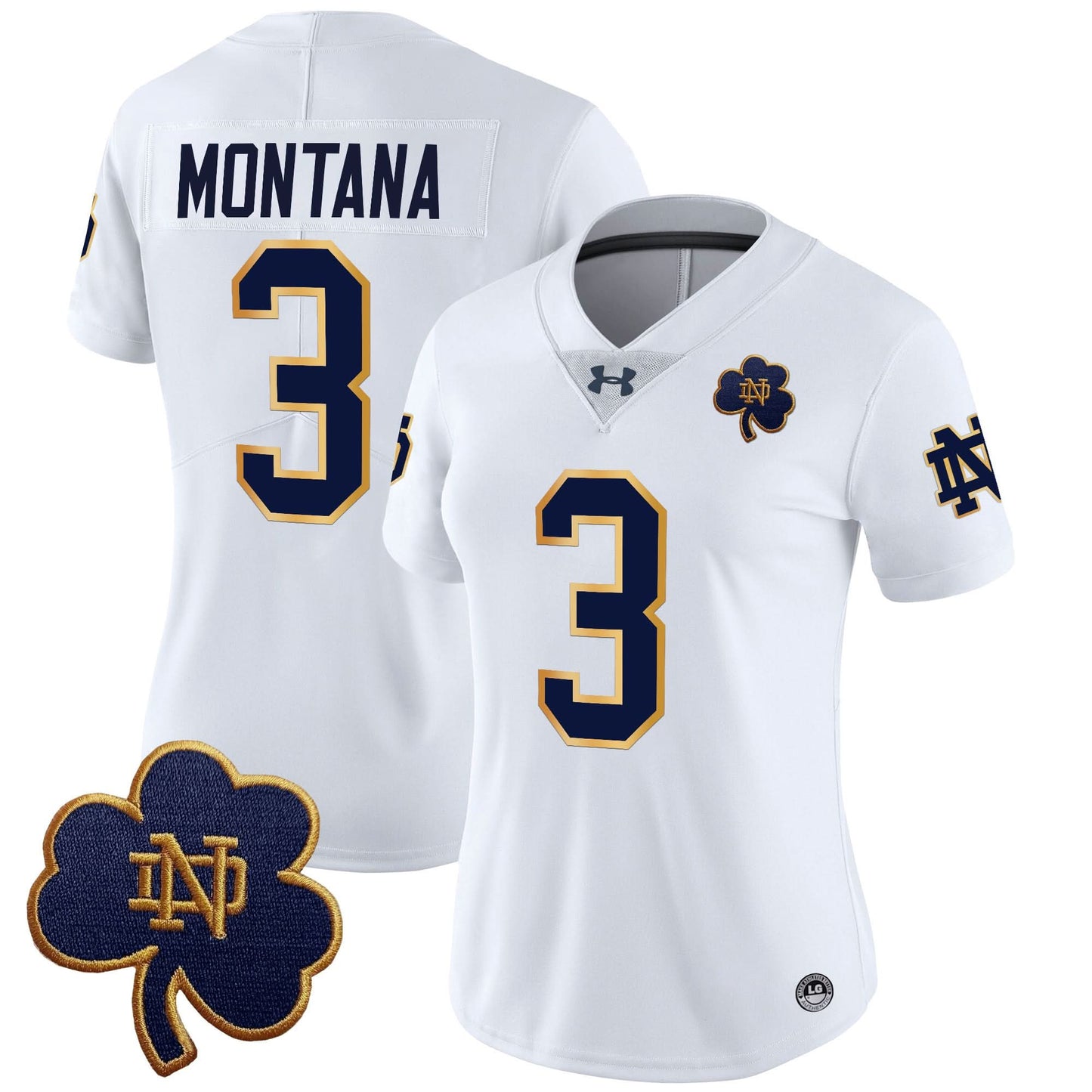 Women's Notre Dame Fighting Irish 2024 Vapor Limited Jersey V3 - All Stitched