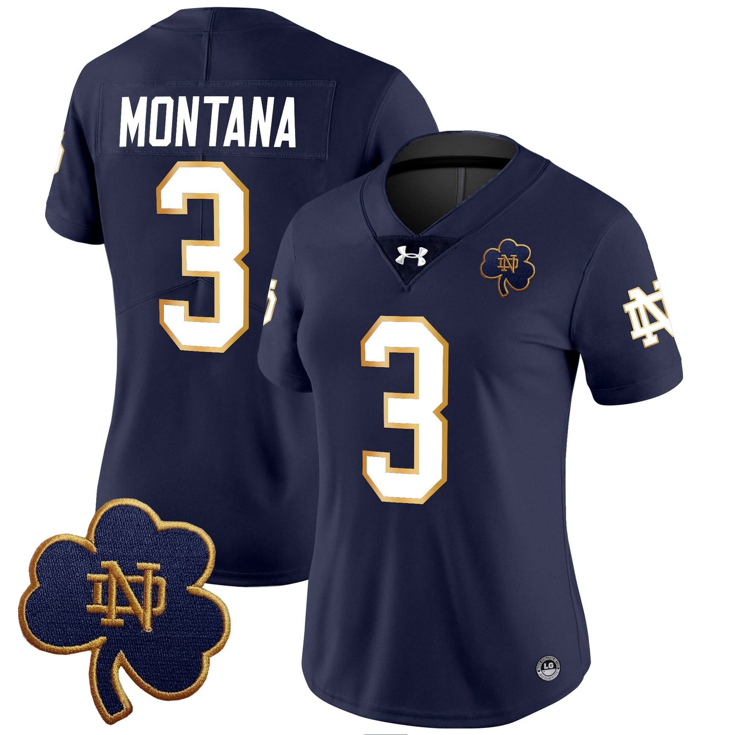 Women's Notre Dame Fighting Irish 2024 Vapor Limited Jersey V3 - All Stitched