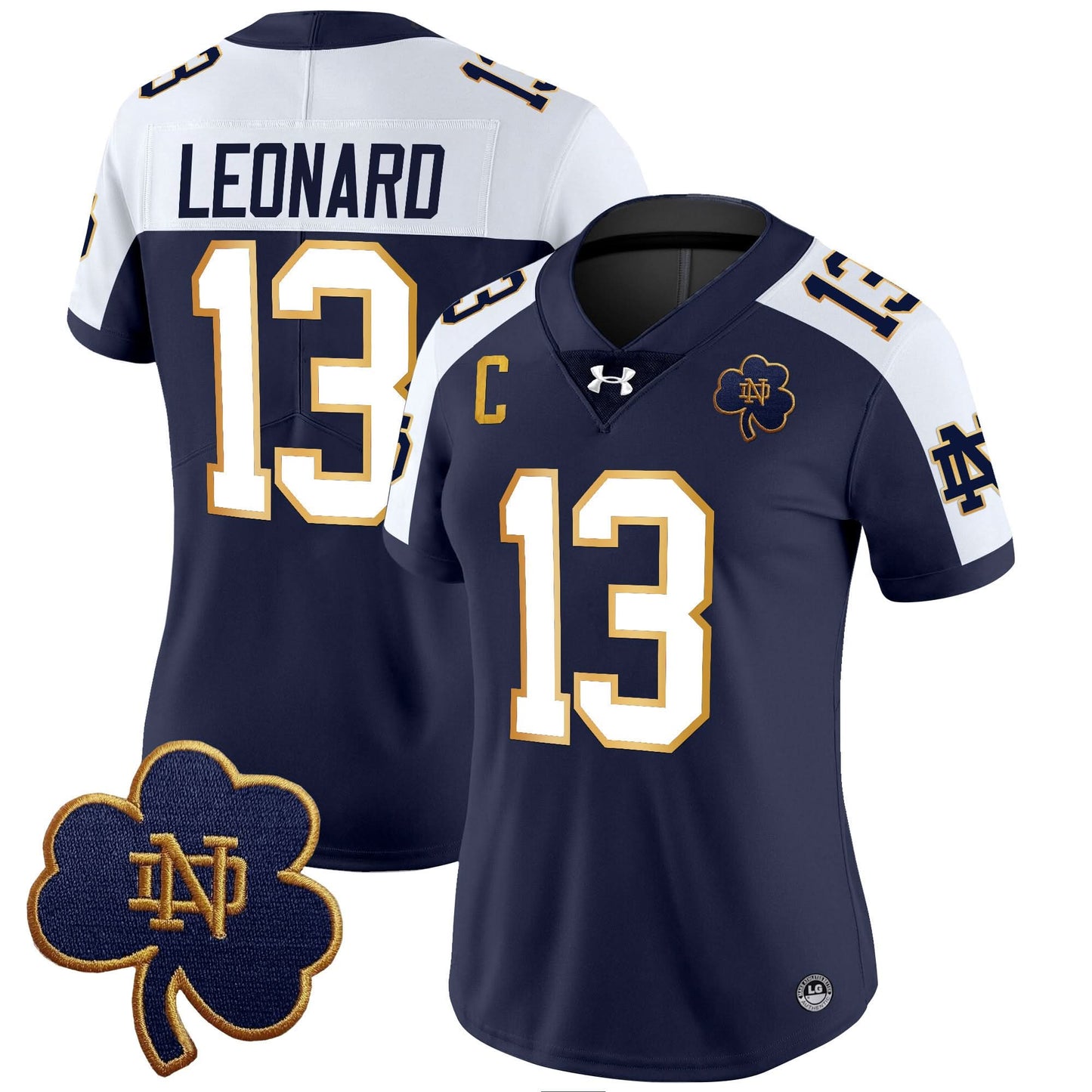 Women's Notre Dame Fighting Irish 2024 Vapor Limited Jersey V3 - All Stitched