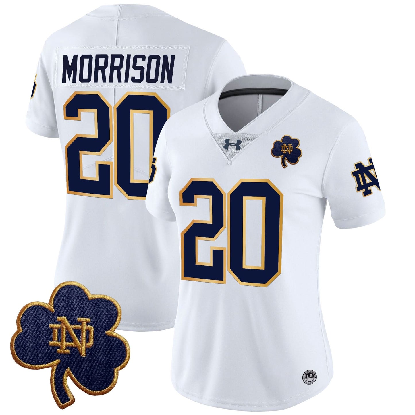 Women's Notre Dame Fighting Irish 2024 Vapor Limited Jersey V3 - All Stitched