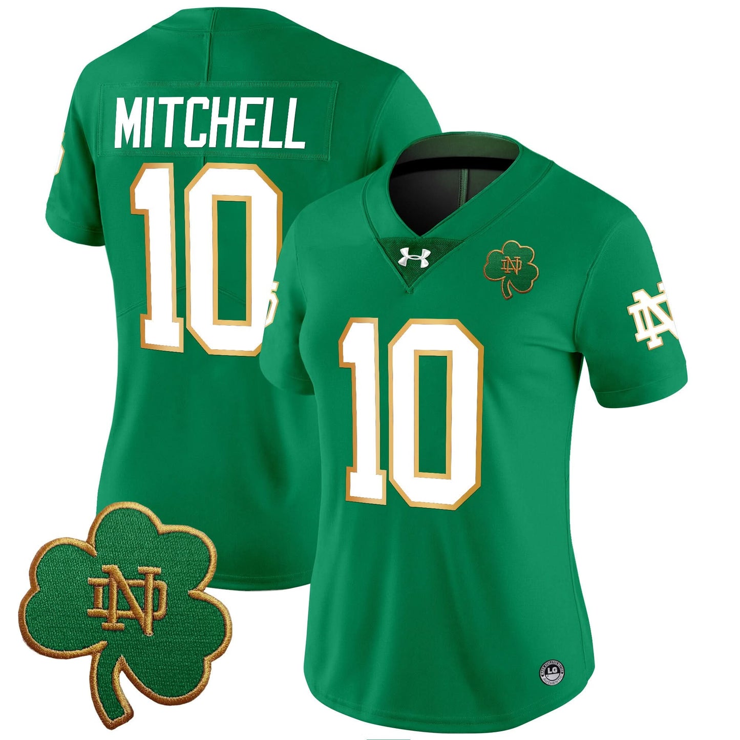 Women's Notre Dame Fighting Irish 2024 Vapor Limited Jersey V3 - All Stitched