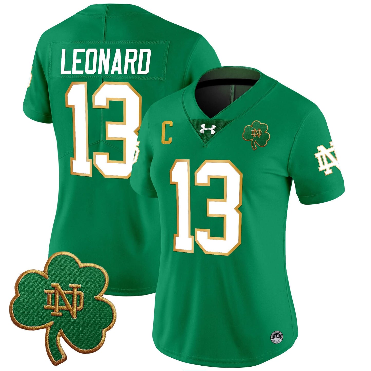 Women's Notre Dame Fighting Irish 2024 Vapor Limited Jersey V3 - All Stitched