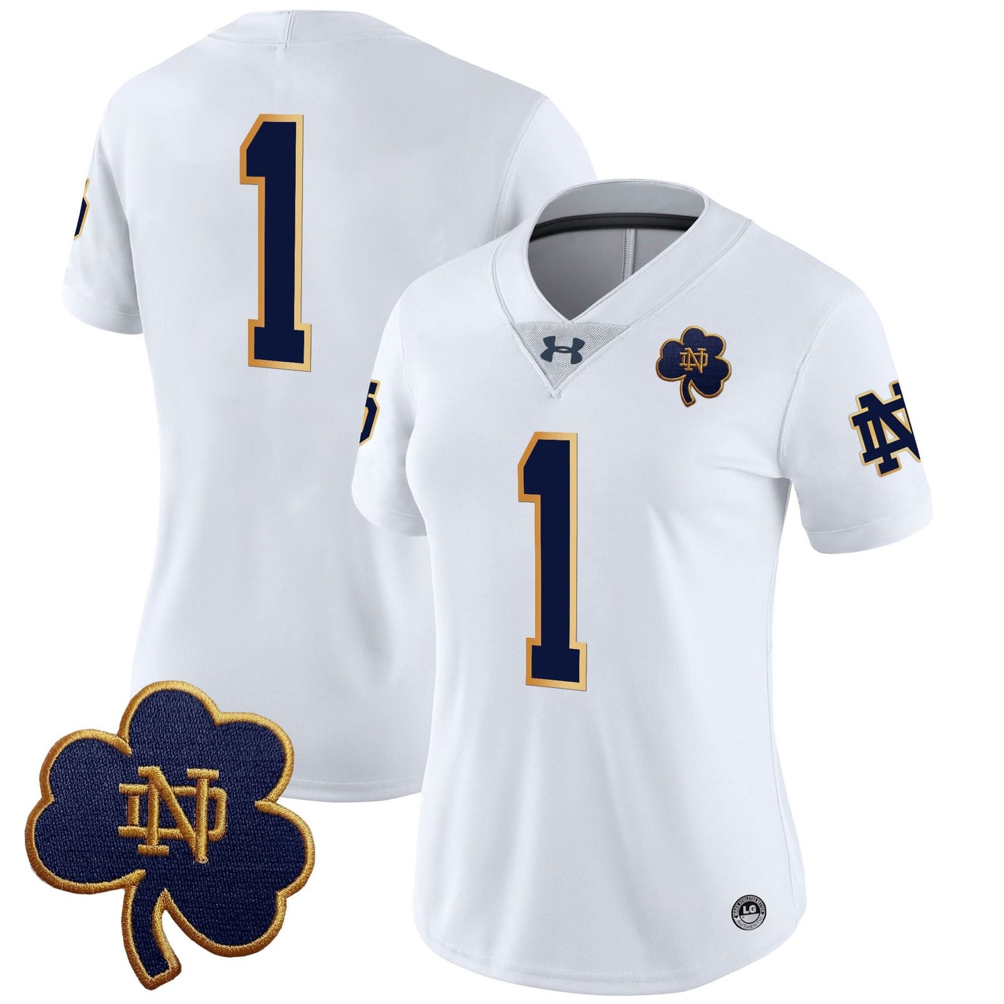 Women's Notre Dame Fighting Irish 2024 Vapor Limited Jersey V3 - All Stitched