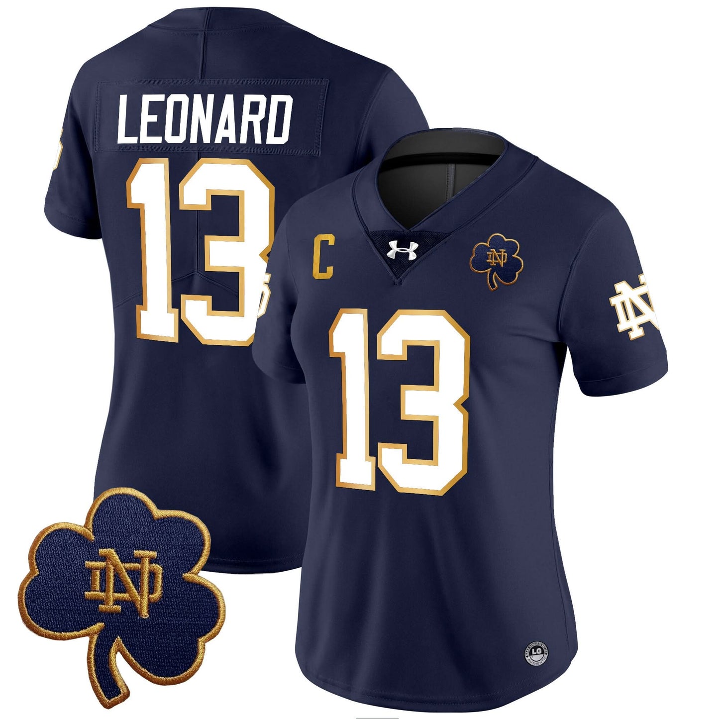 Women's Notre Dame Fighting Irish 2024 Vapor Limited Jersey V3 - All Stitched