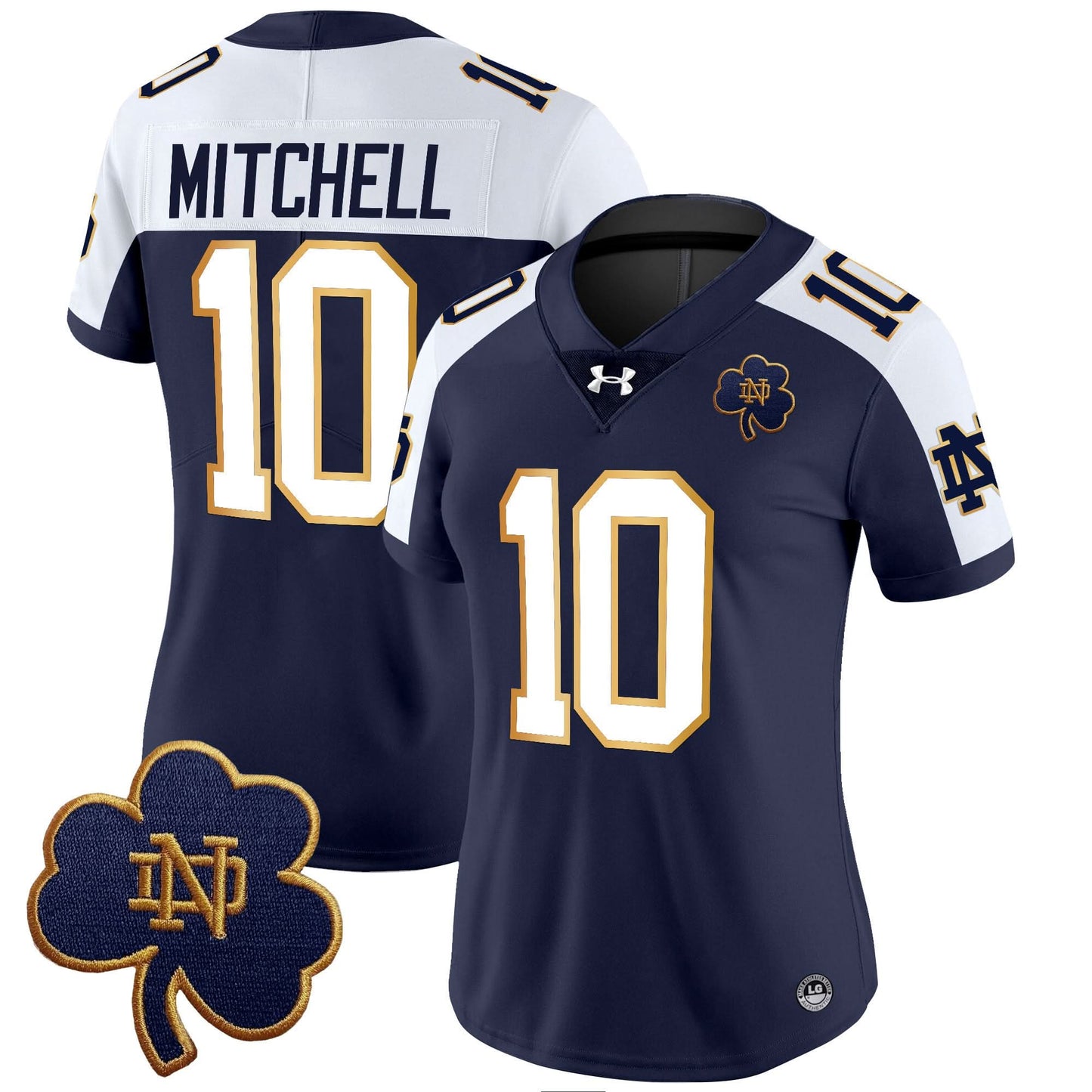 Women's Notre Dame Fighting Irish 2024 Vapor Limited Jersey V3 - All Stitched