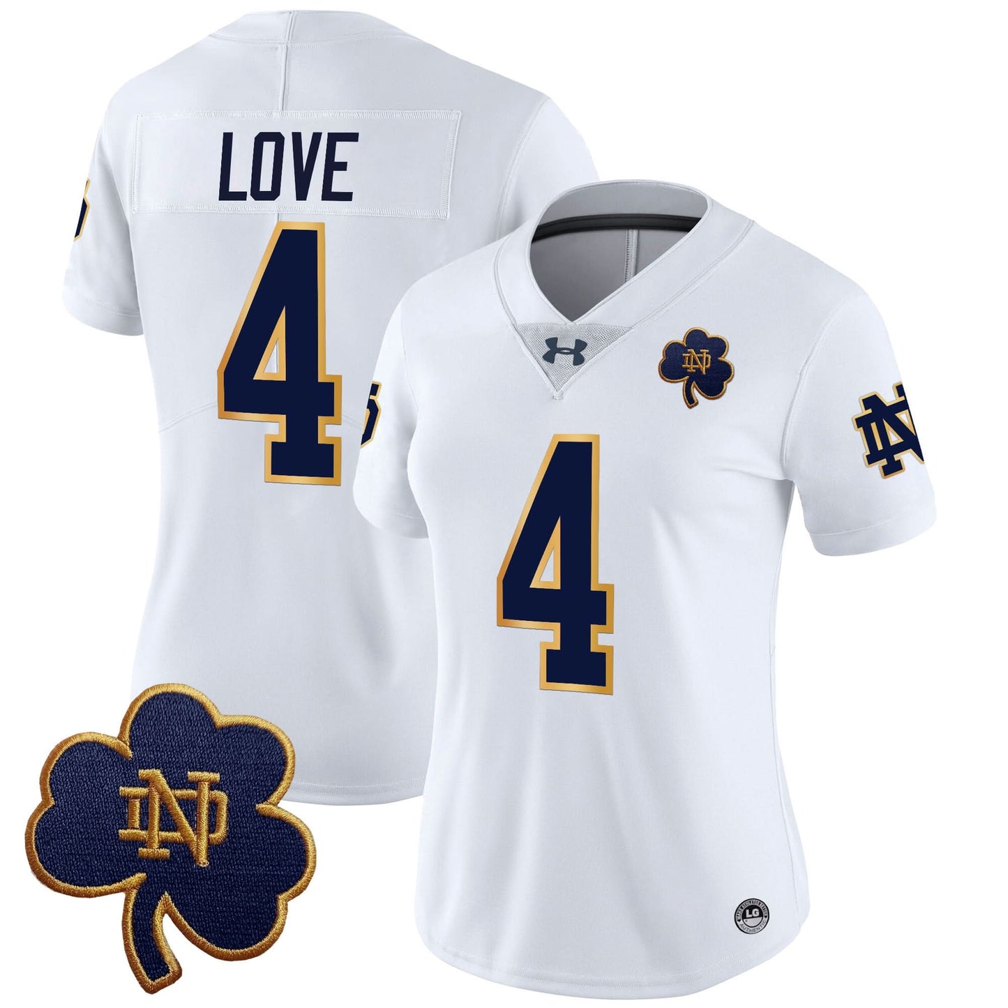 Women's Notre Dame Fighting Irish 2024 Vapor Limited Jersey V3 - All Stitched