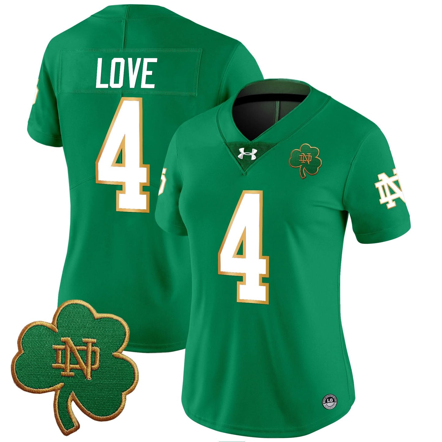 Women's Notre Dame Fighting Irish 2024 Vapor Limited Jersey V3 - All Stitched