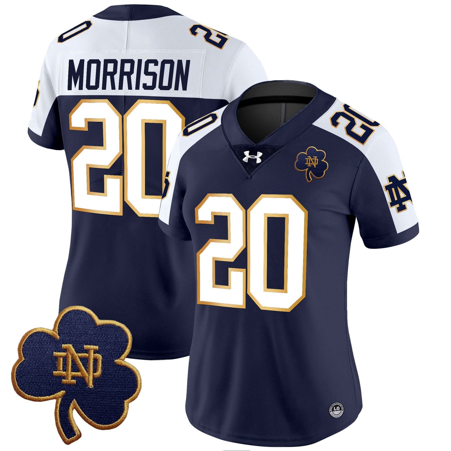 Women's Notre Dame Fighting Irish 2024 Vapor Limited Jersey V3 - All Stitched