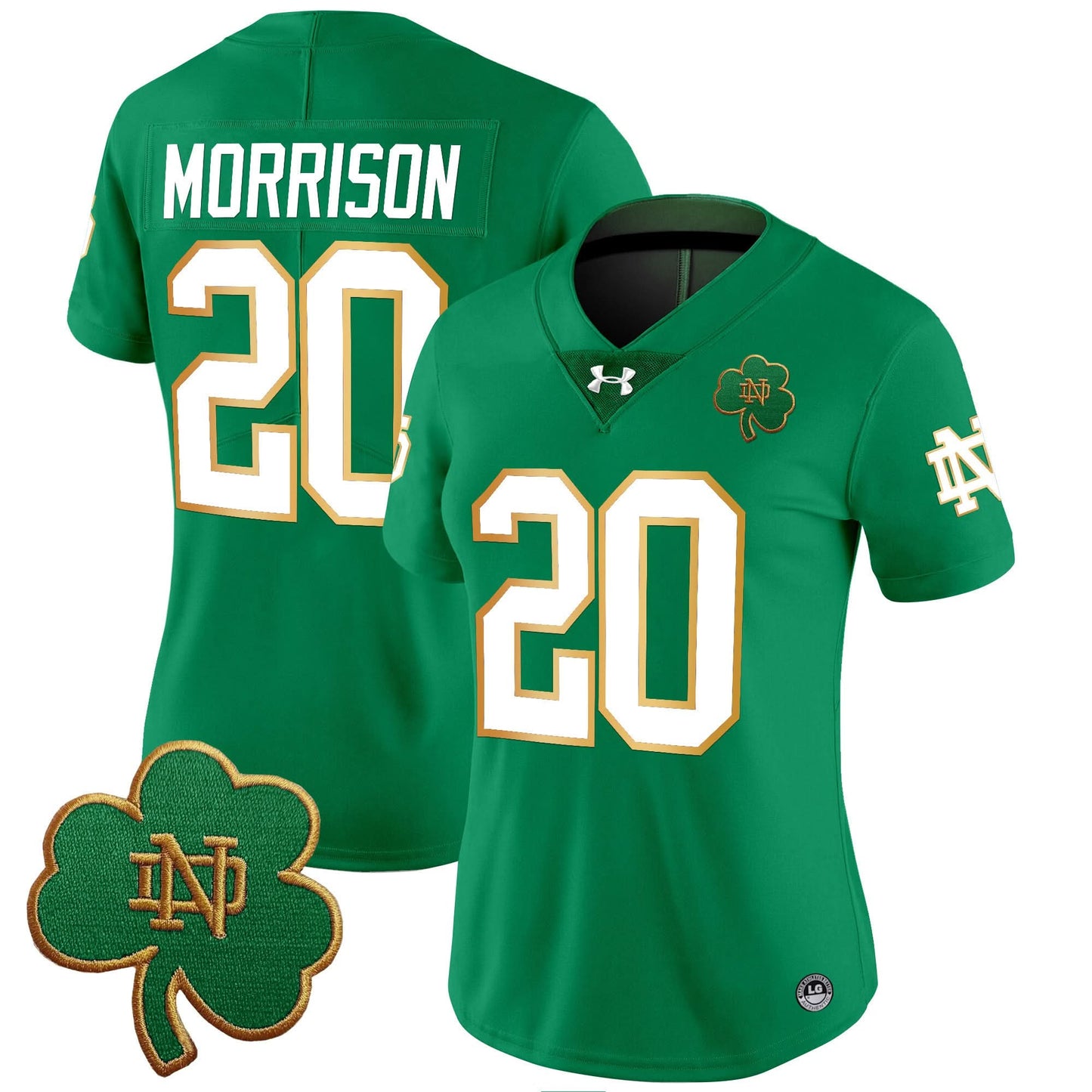 Women's Notre Dame Fighting Irish 2024 Vapor Limited Jersey V3 - All Stitched